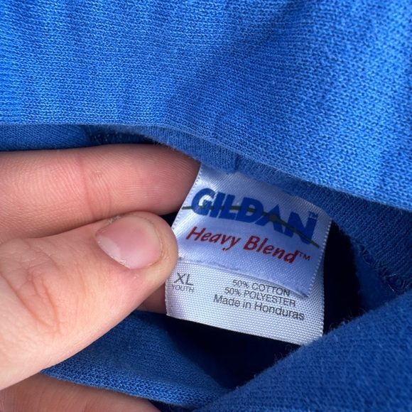 Kansas Jayhawks Kids Blue Hoodie - Picture 3 of 3